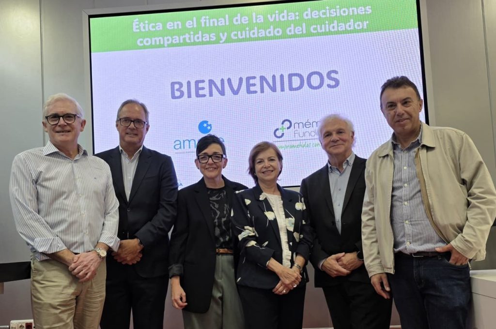 AMADE y Fundación Mémora abren un espacio de reflexión sobre la ética en el final de la vida y el cuidado del cuidador.